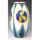 BOCH FRERES LA LOUVIERE D.1113 ART DECO VASE BY CHARLES CATTEAU