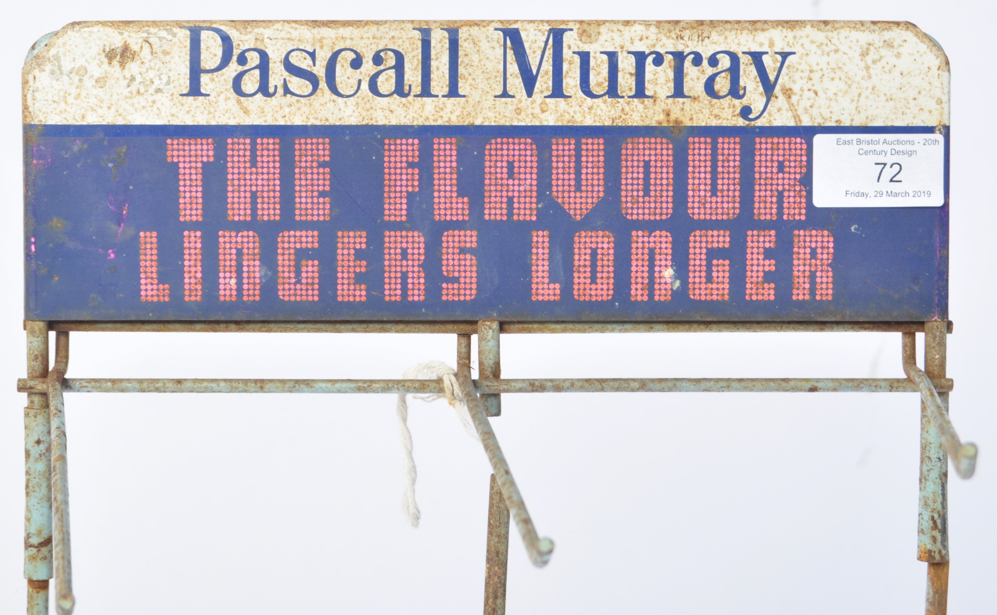 PASCALL MURRAY VINTAGE SHOP ADVERTISING DISPLAY STAND - Image 3 of 3