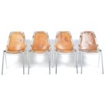 CASSINA LES ARC ORIGINAL 1970'S RETRO CHAIR BY CHARLOTTE PERRIAND