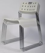 MAURO MININI O.M.K OMSTACK STACKING CHAIRS BY RODNEY KINSMAN