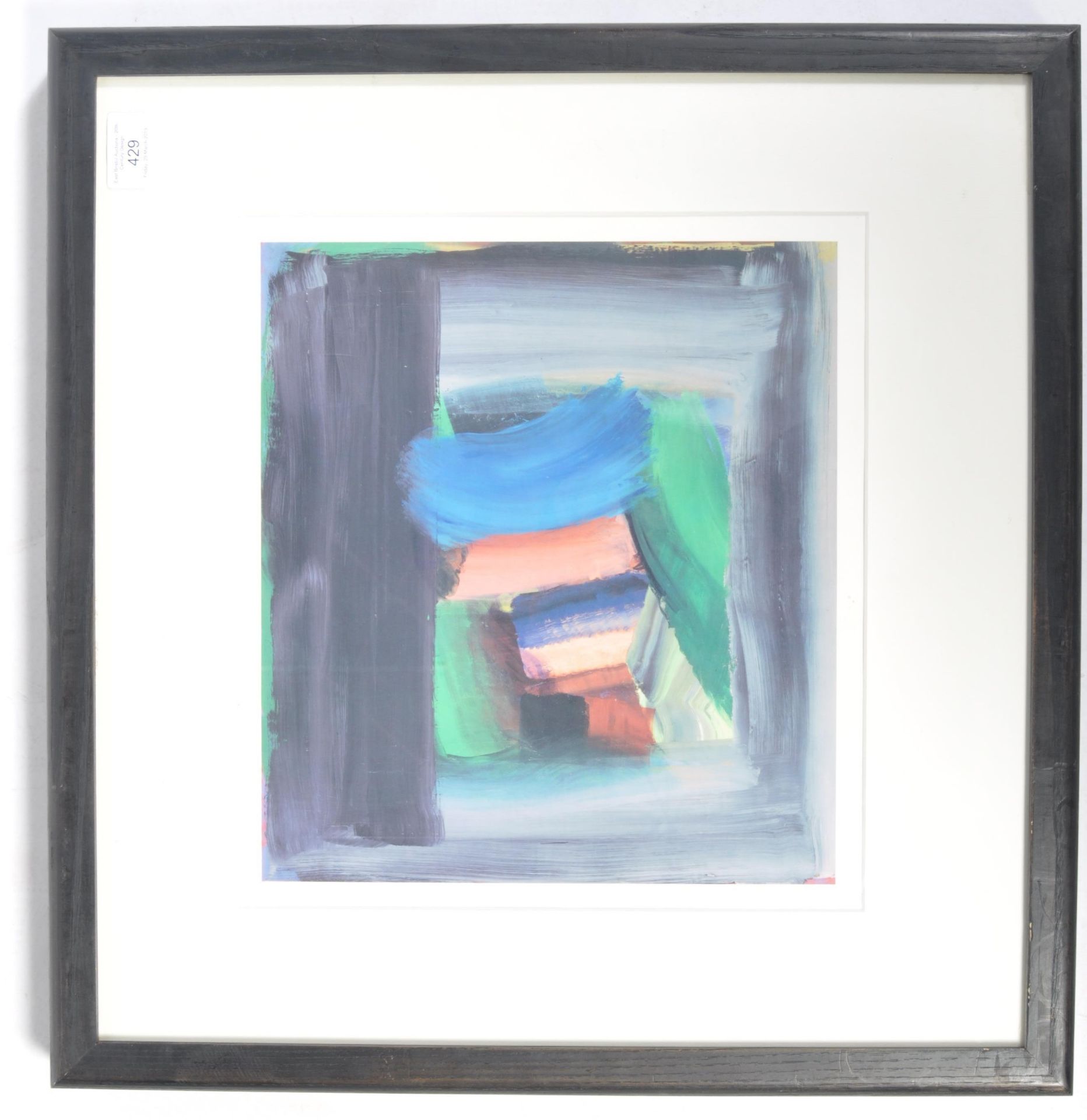 AFTER HOWARD HODGKIN A CONTEMPORARY ABSTRACT PRINT