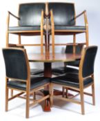 LM FURNITURE OF WALLINGFOR TEAK DINING SUITE BY T. LUPTON & J. MORTON