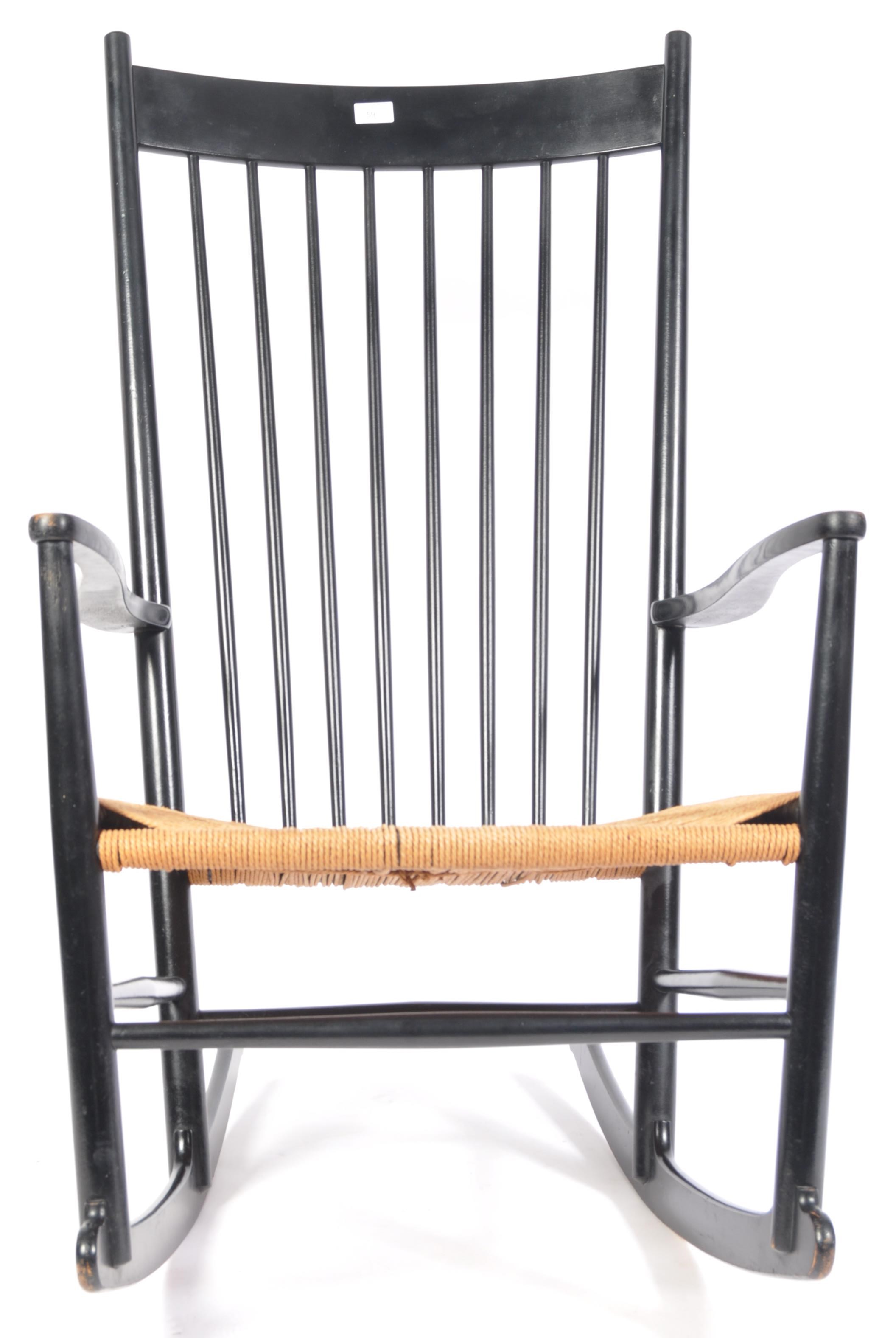 HANS WEGNER 20TH CENTURY ASH ROCKING CHAIR - Image 3 of 5