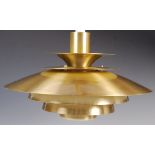 20TH CENTURY DANISH RETRO VINTAGE CEILING LAMP / LIGHT PENDANT