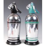 1970'S RETRO STAINLESS SODA SYPHONS BY SPARKLETS LIMITED