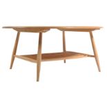 ERCOL WINDSOR 454 BEECH AND ELM COFFEE TABLE BY LUCIAN ERCOLANI