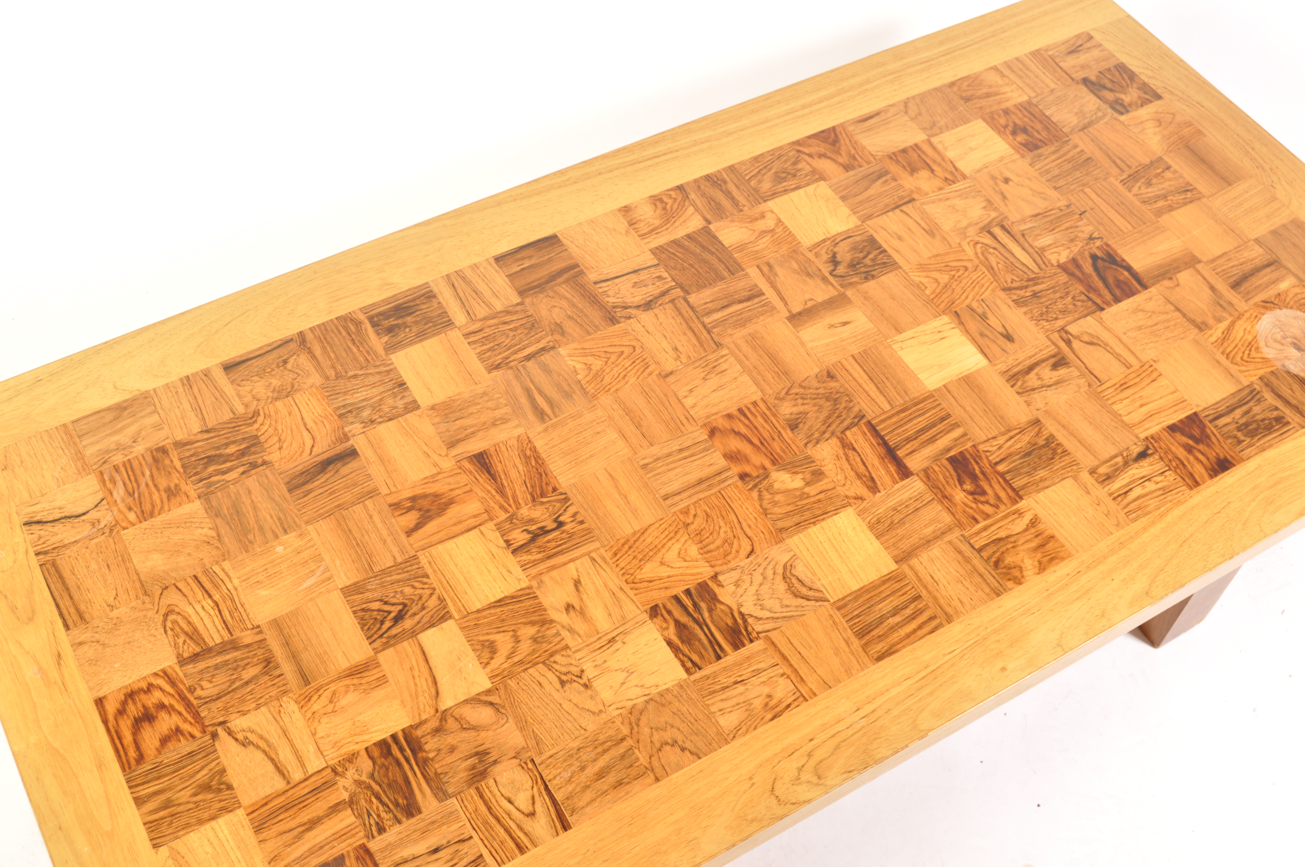 CADO VINTAGE DANISH PARQUETRY TOPPED COFFEE TABL:E - Image 3 of 5