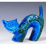 BITOSSI VINTAGE 1960'S STUDIO ART POTTERY CAT BY ALDO LONDI