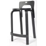 AFTER ALVAR AALTO K65 CONTMEPORARY BENTWOOD BAR STOOL