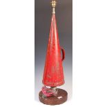 20TH CENTURY VINTAGE RETRO FIRE EXTINGUISHER LAMP