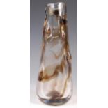 WHITEFRIARS STUDIO ART GLASS ' KNOBBLY ' 9612 VASE BY WILSON & DYER