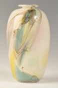 WILLIAM WALKER RETRO VINTAGE STUDIO ART GLASS VASE