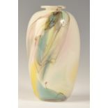 WILLIAM WALKER RETRO VINTAGE STUDIO ART GLASS VASE