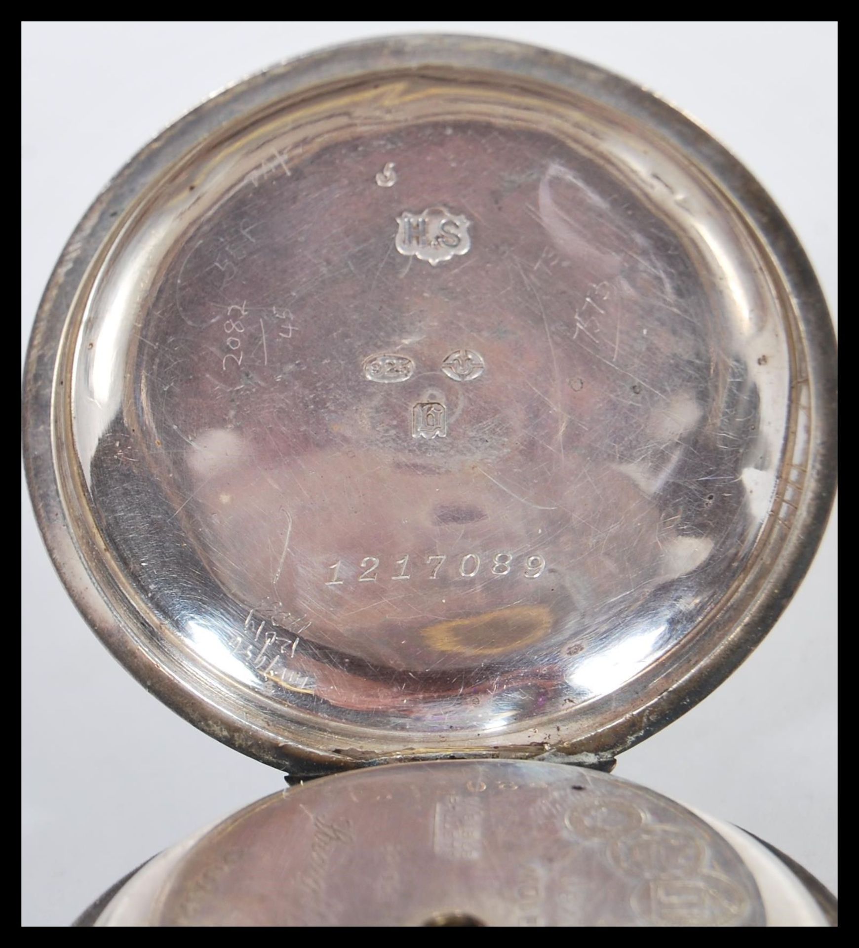 A collection of vintage pocket watches to include a 19th Century Victorian imported silver - Bild 4 aus 4
