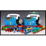 BRIO AND ASSOCIATED LOCOS AND CARRIAGES WITH SOME THOMAS THE TANK ENGINE