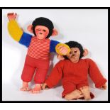 VINTAGE 1960'S MR ZIPPY STYLE MONKEY DOLL FIGURES