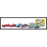 ASSORTED DIECAST SCALE MODEL VEHICLES AND BOXES