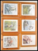 A collection of late 20th Century signed limited edition prints of birds of prey by Roger F Jones to