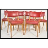 Ben Chairs ' Benchairs ' of Stowe - A set of six mid 20th Century retro vintage dining chairs having