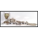 A good collection of vintage early 20th Century silver plate and plated wares to include a