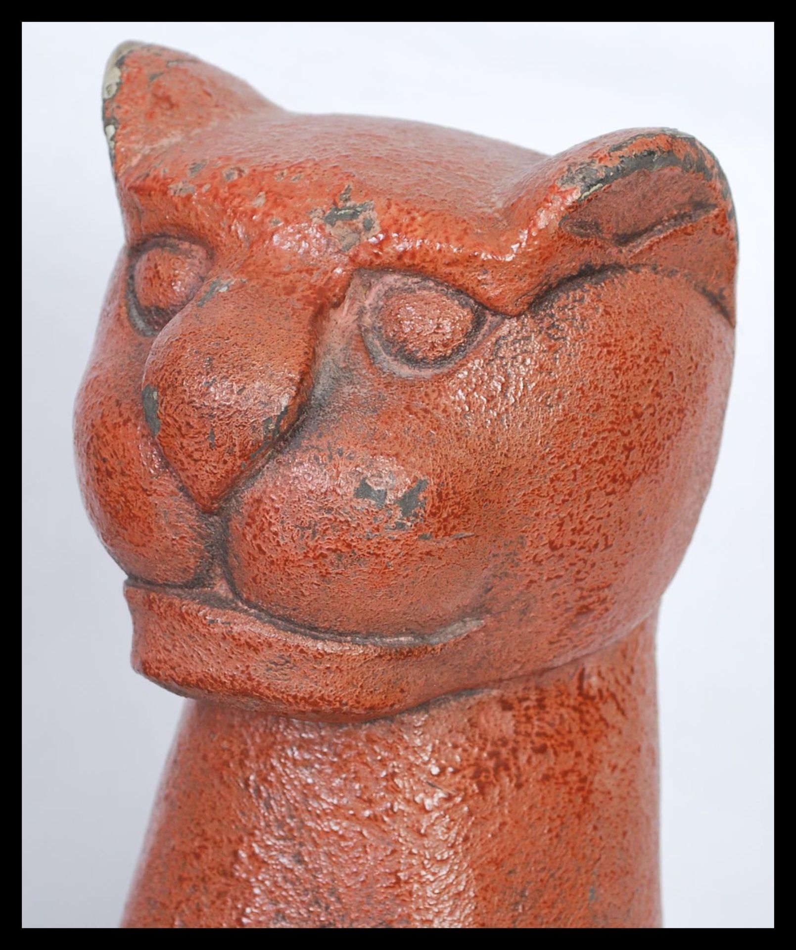 A 20th Century carved figural group depicting two birds perching on branches carved from a single - Bild 2 aus 6