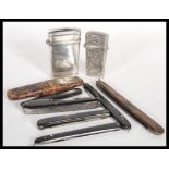 A collection of 19th century medical surgeons pocket knives, makers to include Gudendag, Thuerrigl