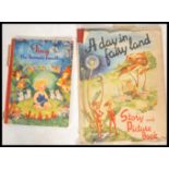 A mid 20th Century vintage childrens 'A Day in Fairy Land' Story and Picture Book story by Sigrid