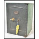 A good 19th century large Industrial cast iron safe by T Withers & Son of West Bromwich. The safe