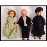 ASSORTED ANTIQUE VINTAGE MINIATURE DOLLS FOR DOLLS HOUSES