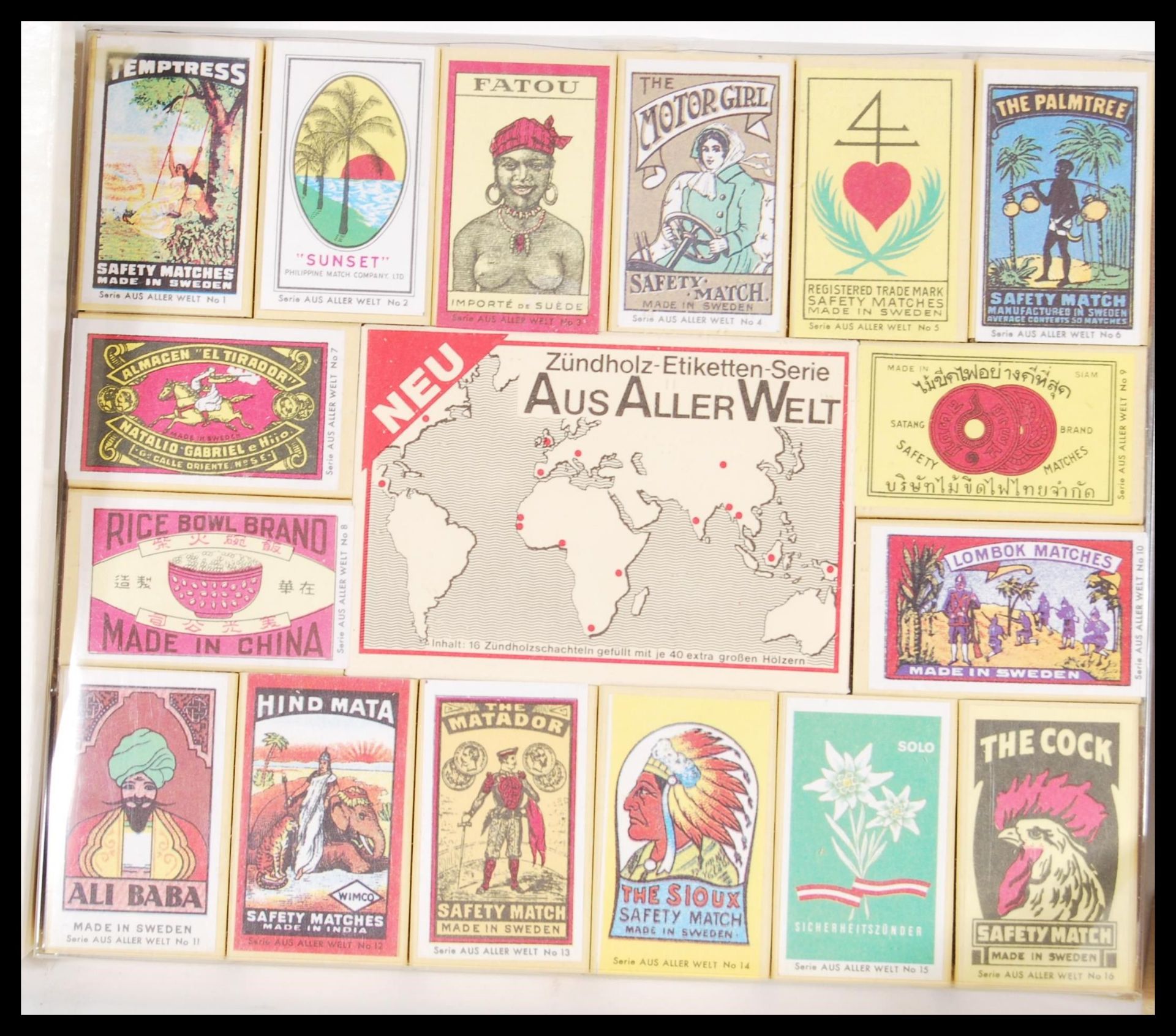 Three sets of Russian sets of matchboxes complete in boxes including CCCP set Aus Aller Welt set and - Bild 3 aus 5