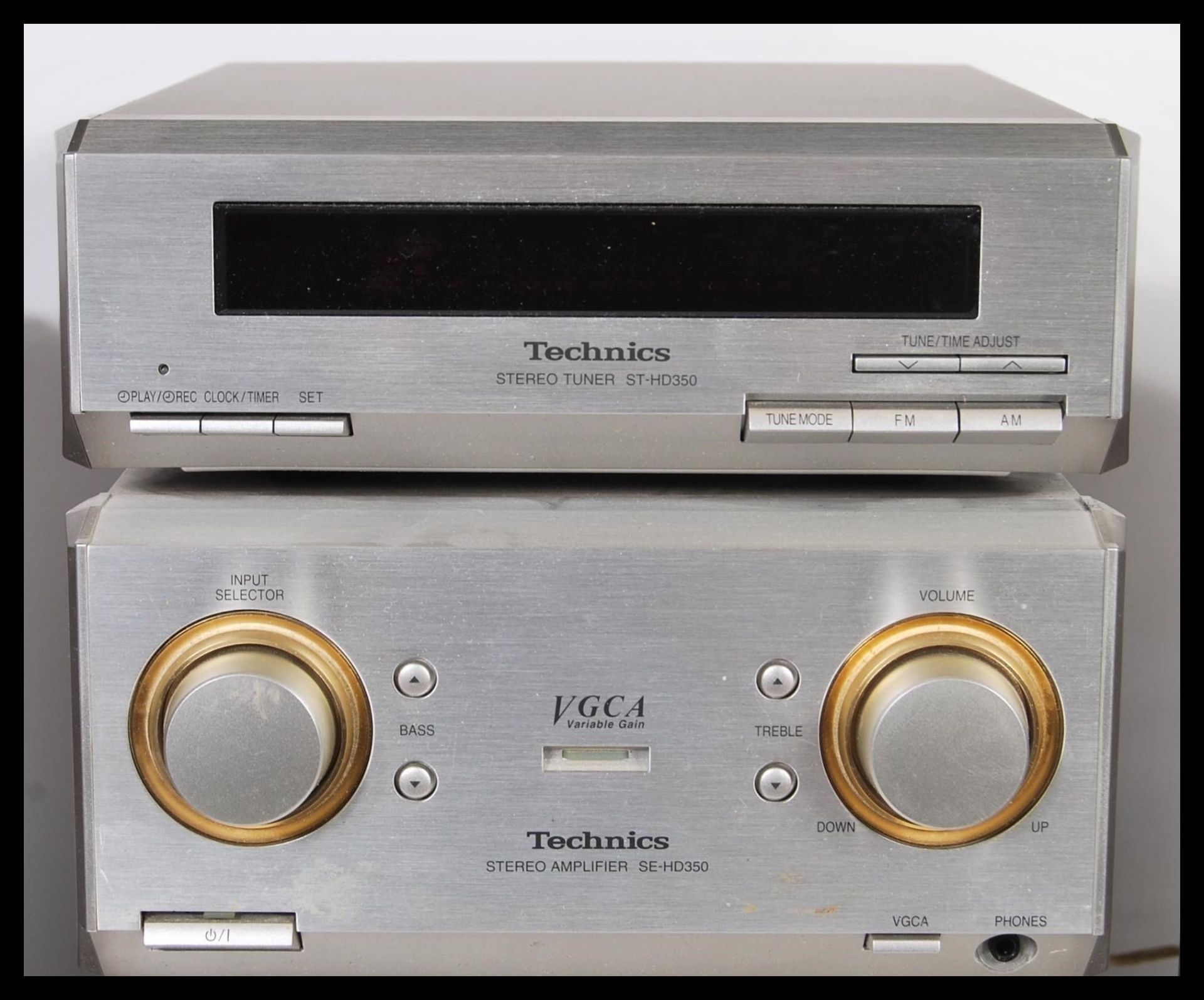 A 20th Century Technics separates stacking music system consisting of CD player, radio receiver, - Bild 4 aus 5