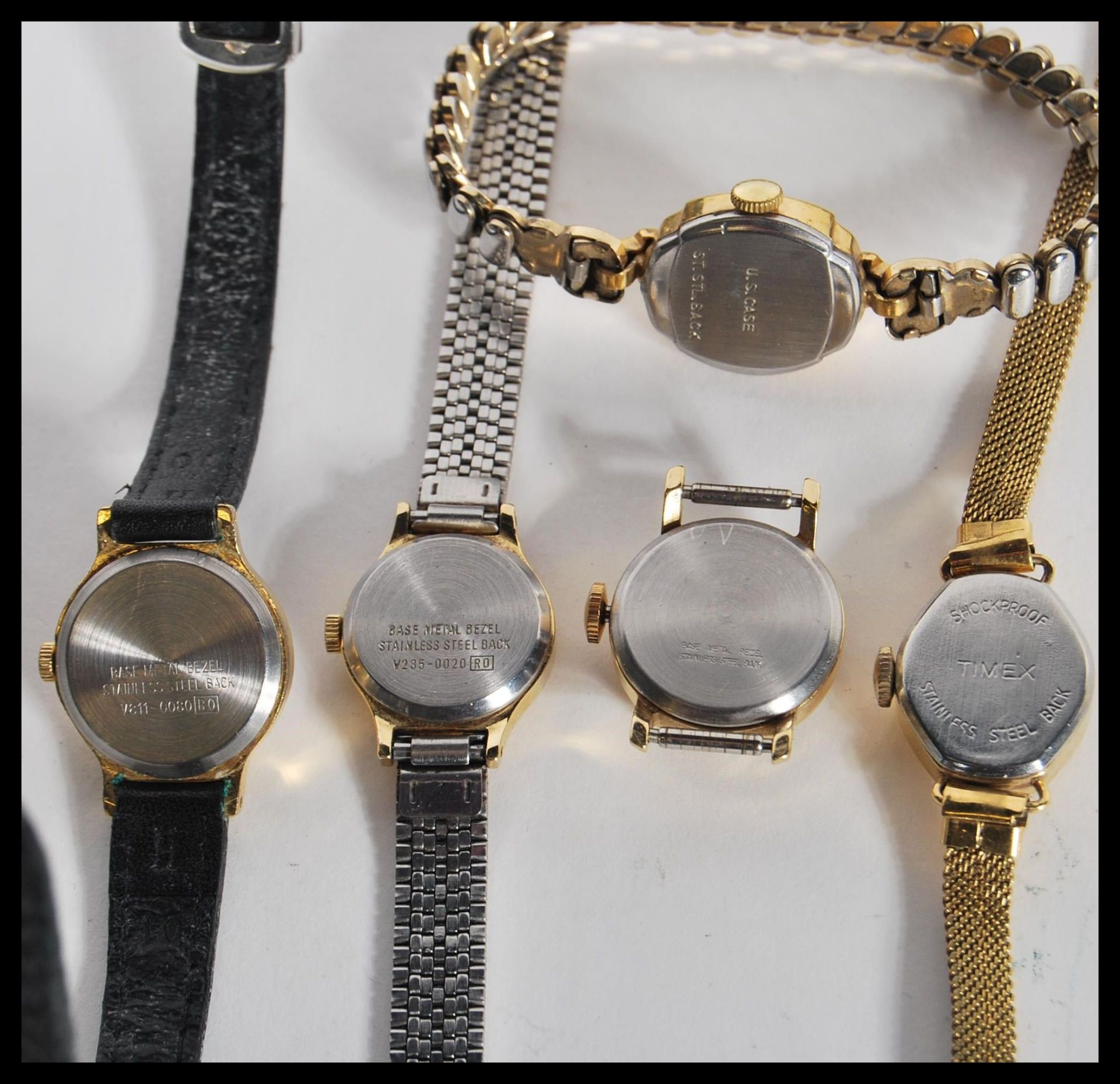 A selection of vintage 20th Century ladies cocktail watches to include three Timex watches and two - Bild 3 aus 3