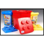 LEGO TUBS FILLED WITH MIXED LEGO PEICES