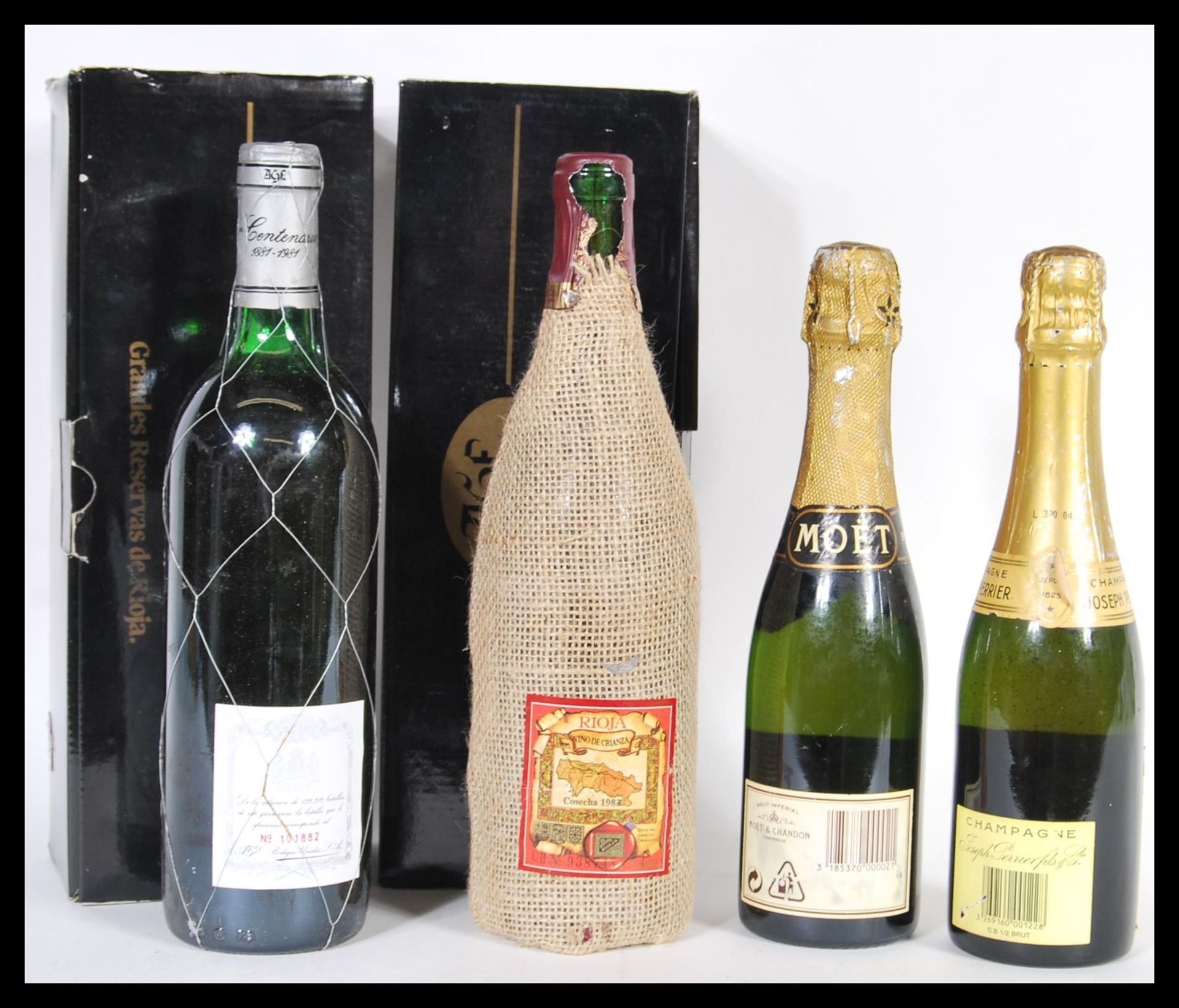 A group of wine and champagne to include two boxed Rioja Siglo wines, Moet and Chandon half bottle - Bild 2 aus 5