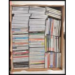 A large collection of classical music compact discs / CD's, featuring various artists and labels