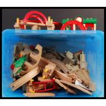 LARGE COLLECTION OF ASSORTED BRIO WOODEN MODEL RAILWAY