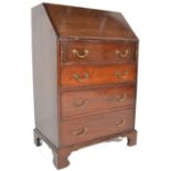 18TH CENTURY GEORGE III MAHOGANY LADIES WRITING BUREAU DESK