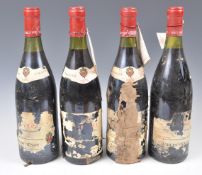 4 BOTTLES OF CHARLES VIENOT 1983 VOLNAY FRENCH RED