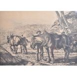 CHARLES FREDERICK TUNNICLIFFE ' THE QUARRY ' ETCHING 40 / 75