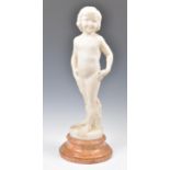 19TH CENTURY ITALIAN GRAND TOUR MARBLE SCULPTURE STATUE OF GIRL