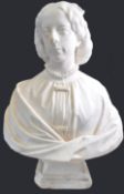 19TH CENTURY ITALIAN MARBLE BUST OF JESSIE WHITE-MARIO
