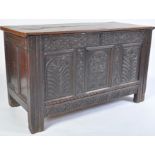 A 17TH CENTURY GLOUCESTERSHIRE WEST COUNTRY COFFER CHEST