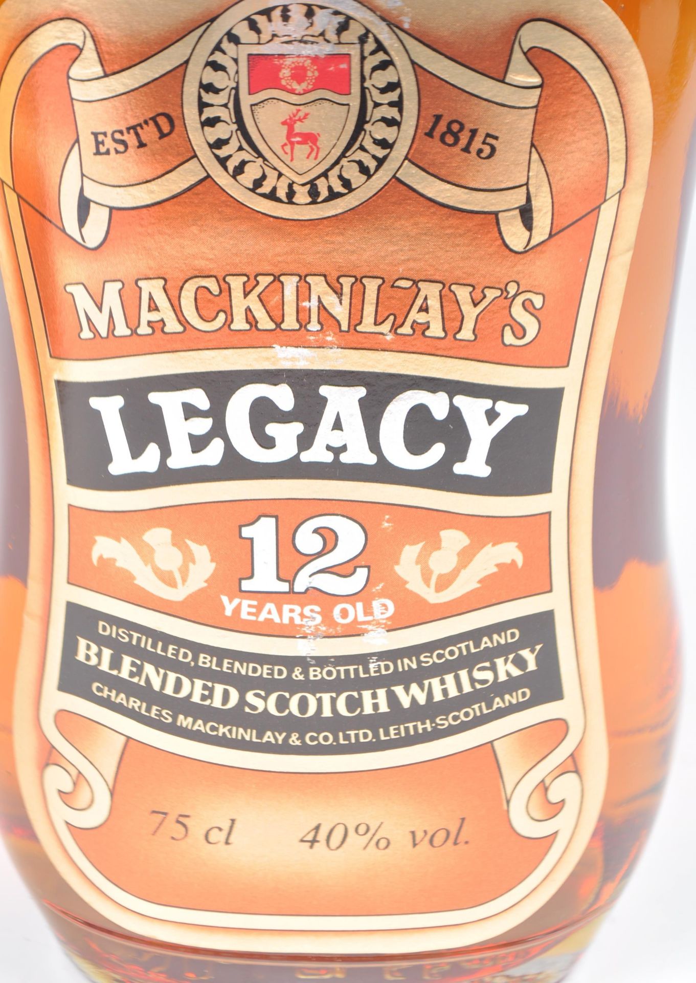 WHISKY - 75CL BOTTLE MACKINLAYS LEGACY 12 YEAR OLD - Bild 2 aus 5