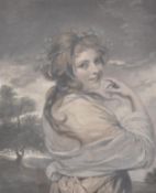 AFTER SIR JOSHUA REYNOLDS ' A BACCHANTE ' BEING ENGRAVED BY J.R. SMITH