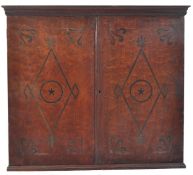 MANNER OF GEORGE BULLOCK - MAHOGANY LINE INLAID CABINET