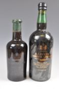 2 BOTTLES OF HARVEYS BRISTOL CREAM SHERRY 1989 & 1985