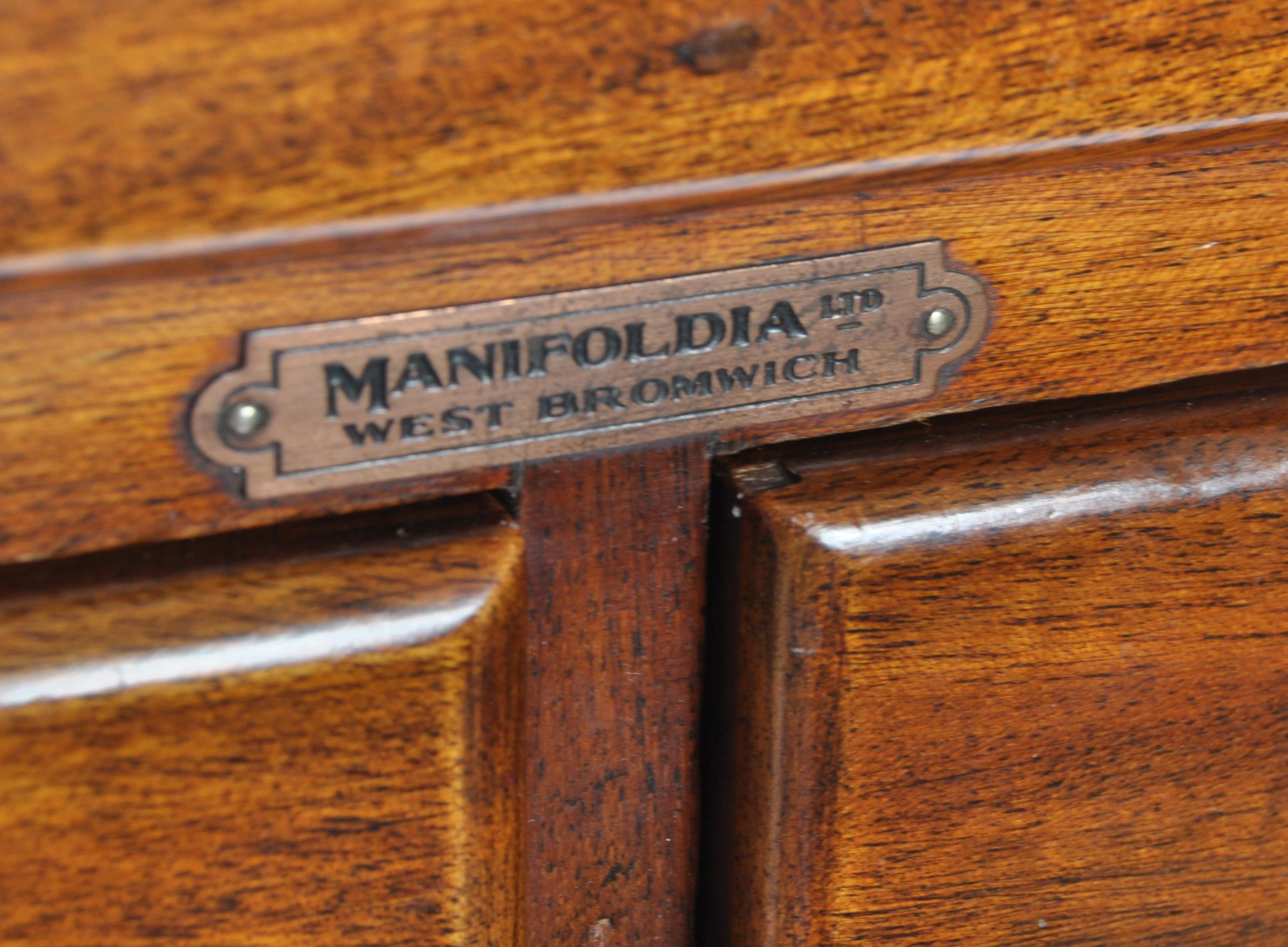 19TH CENTURY ENGLISH OFFICE MAHOGANY FILING PEDESTAL CABINET - Image 6 of 9