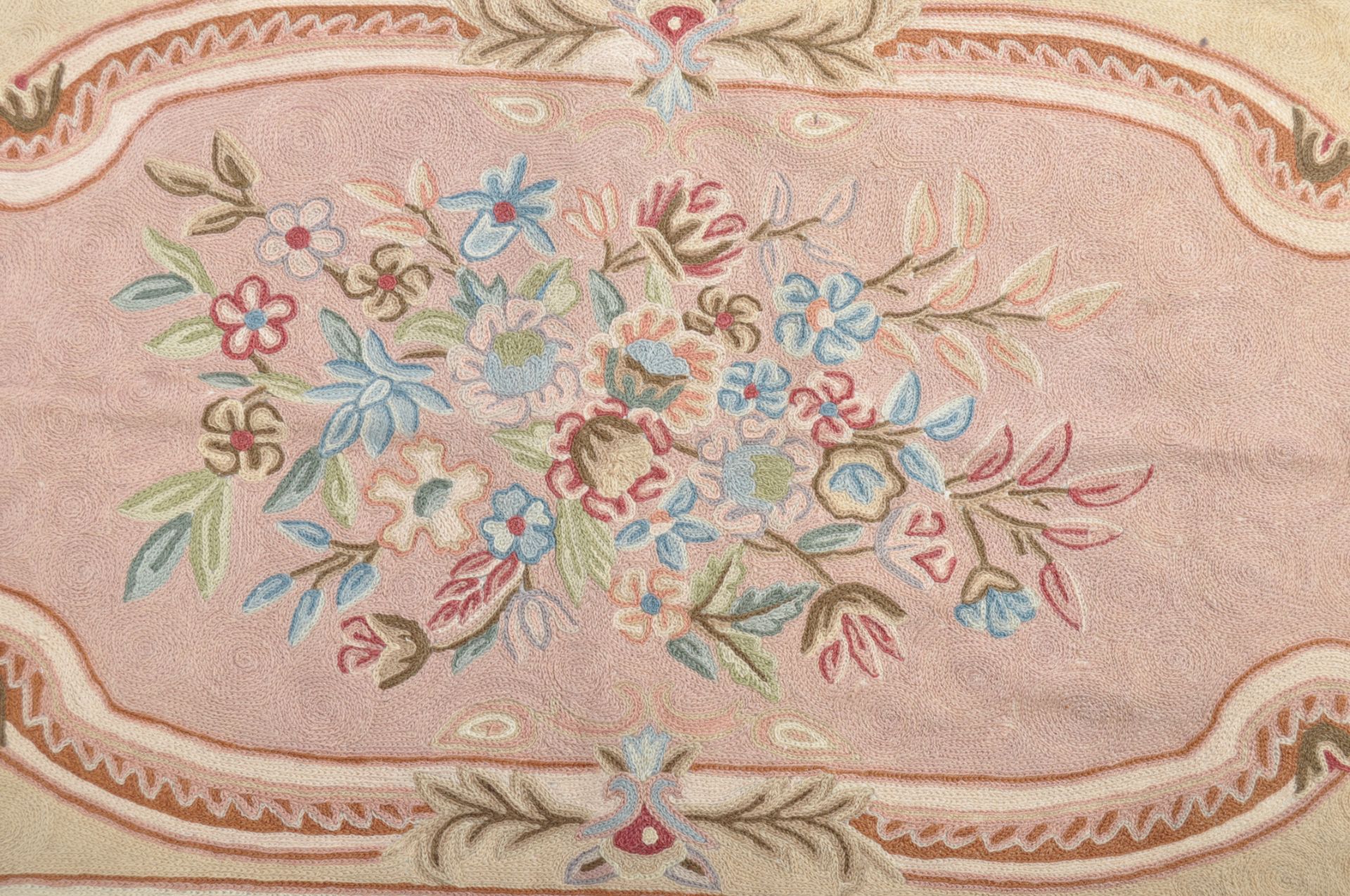 18TH CENTURY STYLE FRENCH AUBUSSON CARPET RUG - Bild 2 aus 4