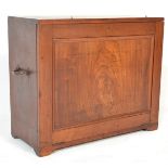 A 19TH CENTURY VICTORIAN CAMPAIGN MAHOGANY TABLE WRITING CABINET