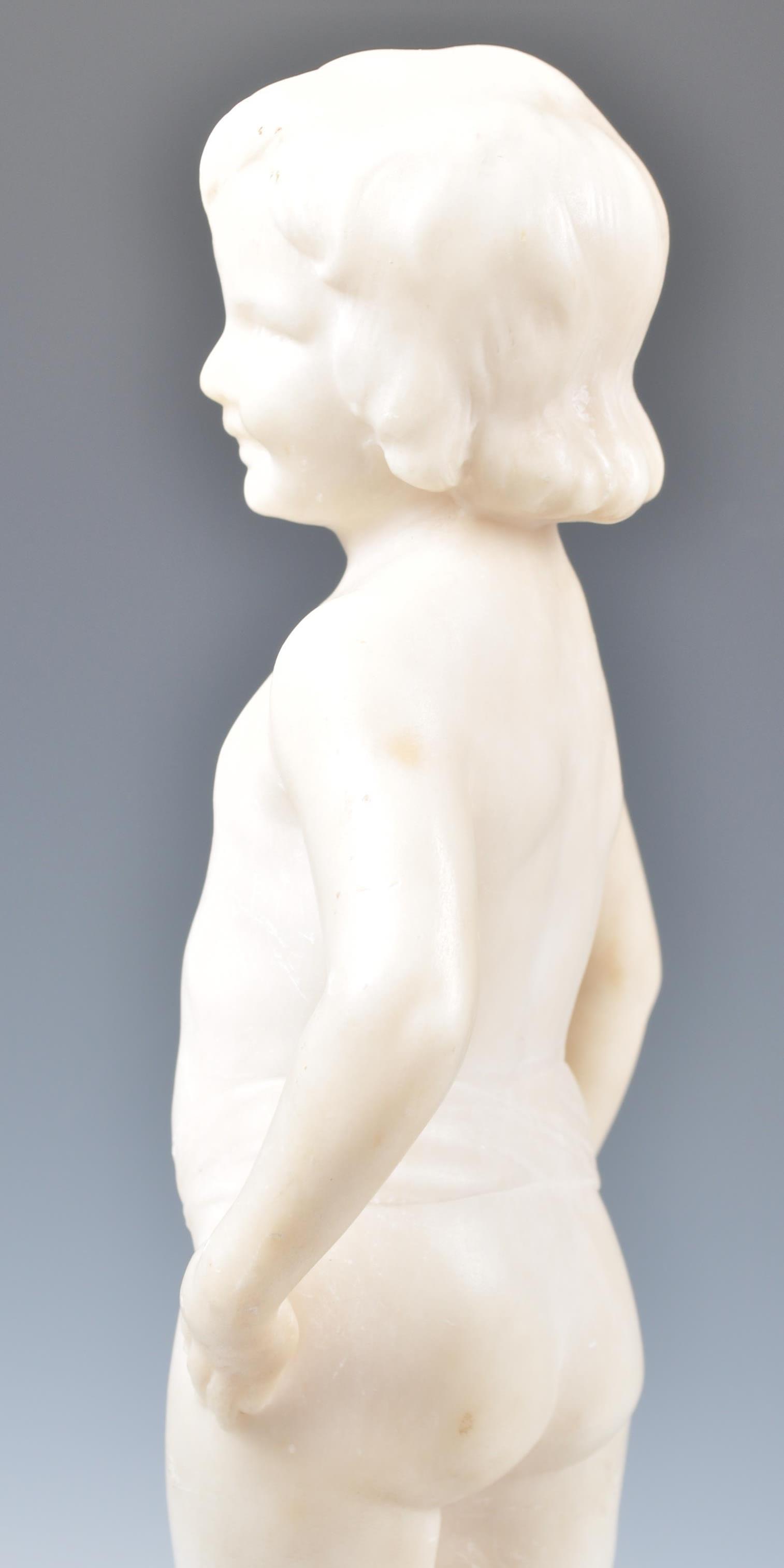 19TH CENTURY ITALIAN GRAND TOUR MARBLE SCULPTURE STATUE OF GIRL - Image 6 of 9